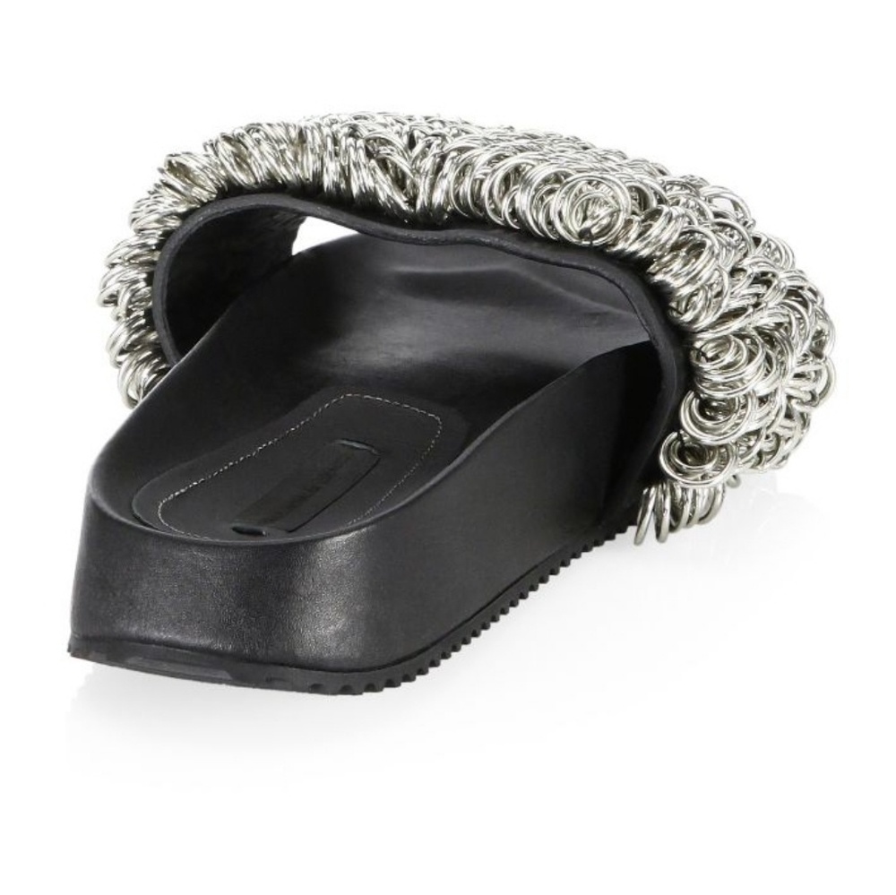 ❌SOLD❌Alexander Wang's black leather sandals - Picture 6 of 7